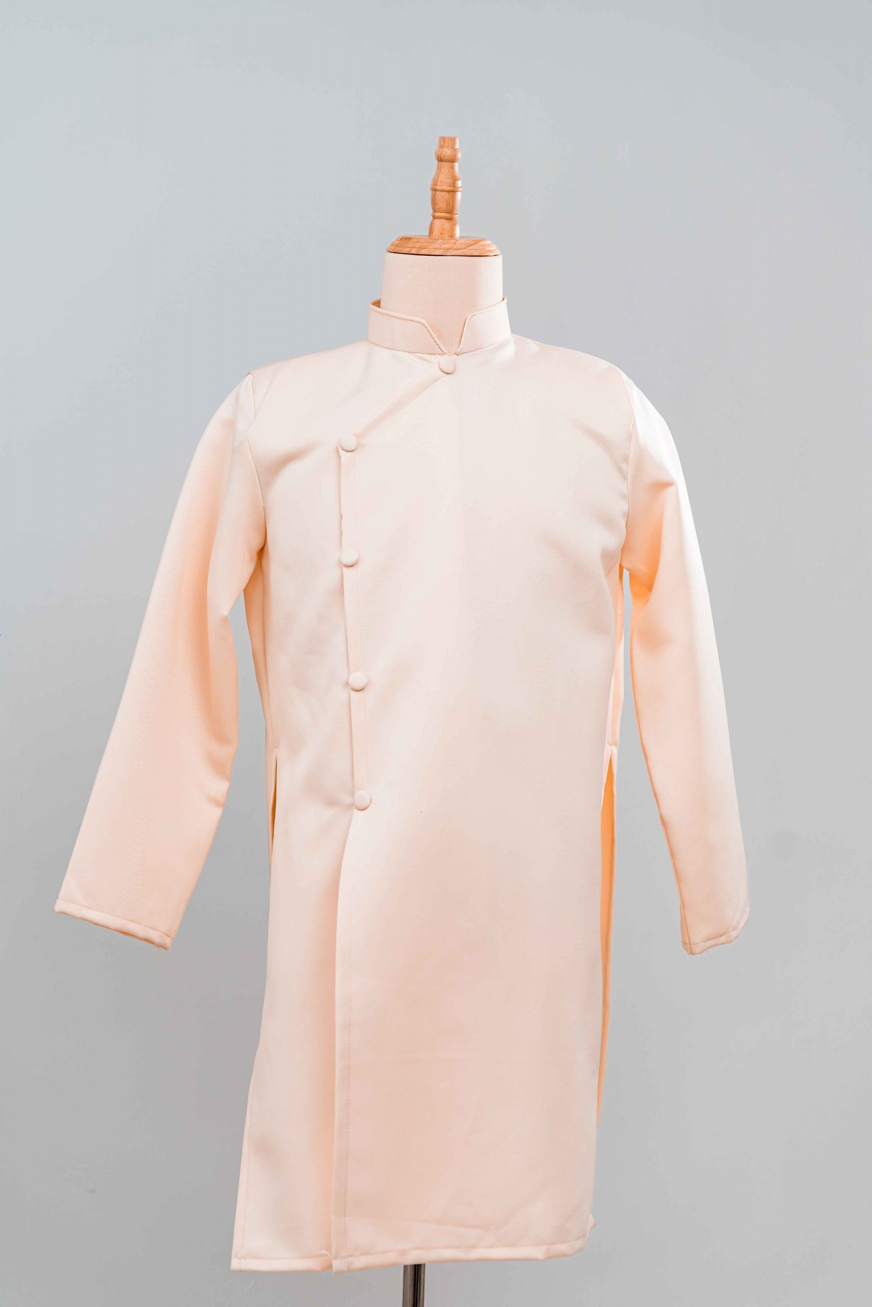 tlpc ao dai105151 áo dài bưng quả nam màu kem