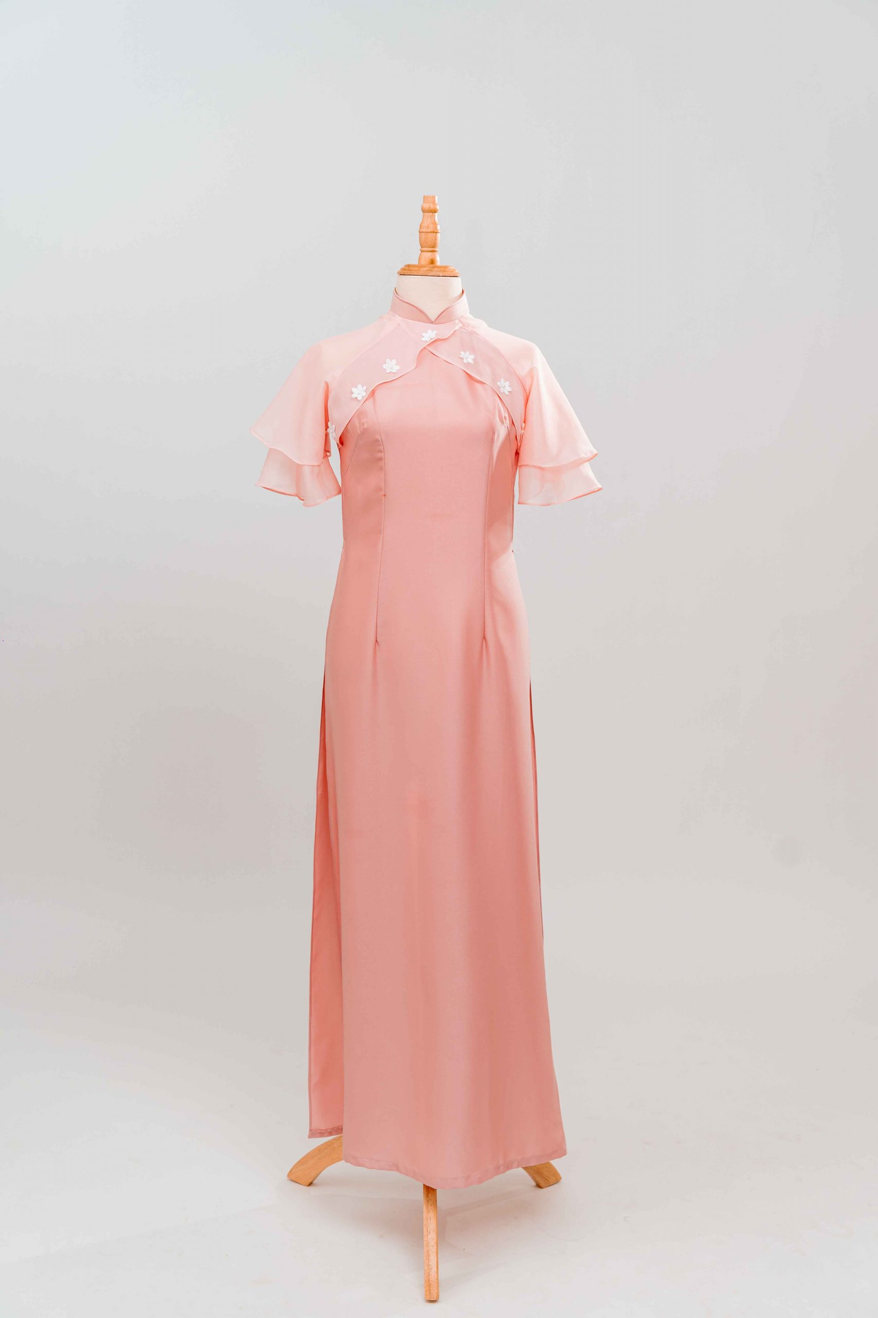 tlpc ao dai105194 áo dài bưng quả nữ màu hồng