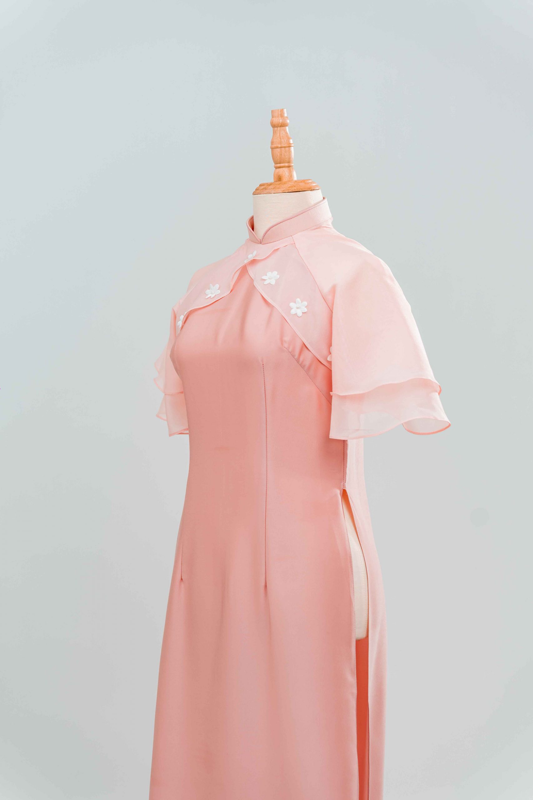 tlpc ao dai105203 áo dài bưng quả nữ màu hồng