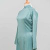 Áo Dài Bưng Quả Nữ Xanh Trơn BQ_1 2 áo dài bưng quả nữ màu xanh nhạt